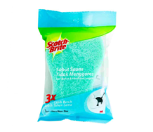 =SCOTCH BRITE  Blue Scour Sponge - ID 37 3x4