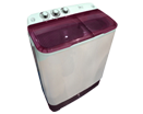 MIDEA MTA77-P1302S Mesin Cuci Twin Tub Red